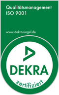 Qualitätsmanagement ISO 9001 - DEKRA-Siegel